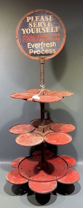 VINTAGE COFFEE REVOLVING DISPLAY (1 of 5)