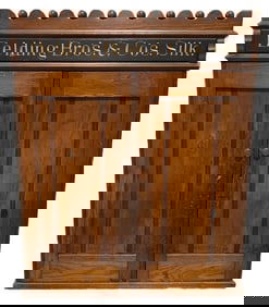 "BELDING BROS & CO. SILK" 2 DOOR ADVERTISING CABIN