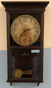 DRINK COCA-COLA WALL MOUNT REGULATOR CLOCK