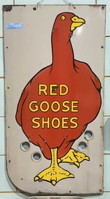 PORCELAIN RED GOOSE SHOES PORCELAIN ADVERTISING SI