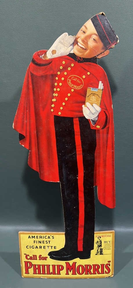 PHILLIP MORRIS JOHNNY BELL BOY COUNTER STAND (1 of 6)