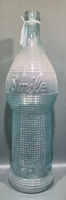 SMILE 1 GAL. ADVERTISING SODA BOTTLE 1922