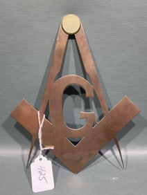 BRASS MASONIC EMBLEM