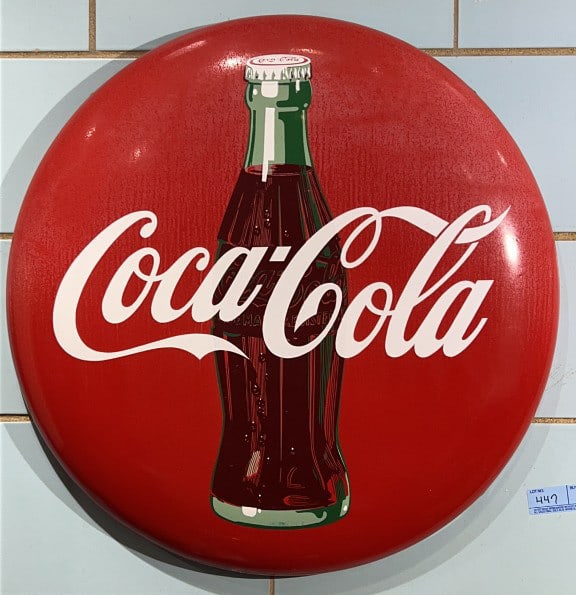 24" COCA-COLA BUTTON SIGN (1 of 5)
