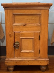 VINTAGE D. EDDY REFRIGERATOR PINE ICE BOX