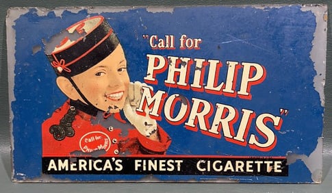 PHILLIP MORRIS ADVERTISING ON GLASS