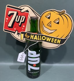 HALLOWEEN 7-UP JACK-O-LANTERN ADVERTISING