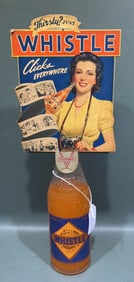 WORLD WAR II WHISTLE BOTTLE TOPPER ADVERTISING