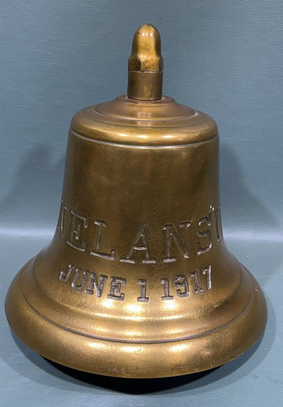 NELANSU 1917 US NAVY SHIP BELL (1 of 10)