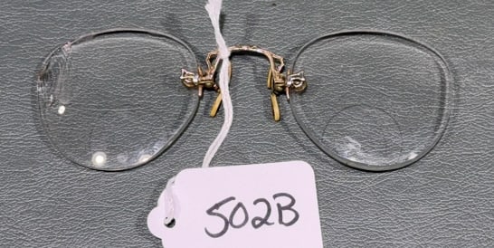 SHURON 10KT. GOLD EYE GLASSES