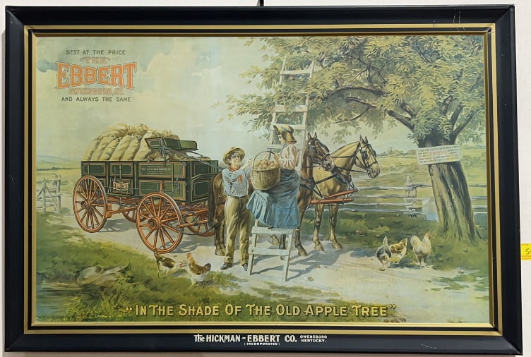 HICKMAN-EBBERT CO. WAGON METAL SIGN (1 of 7)