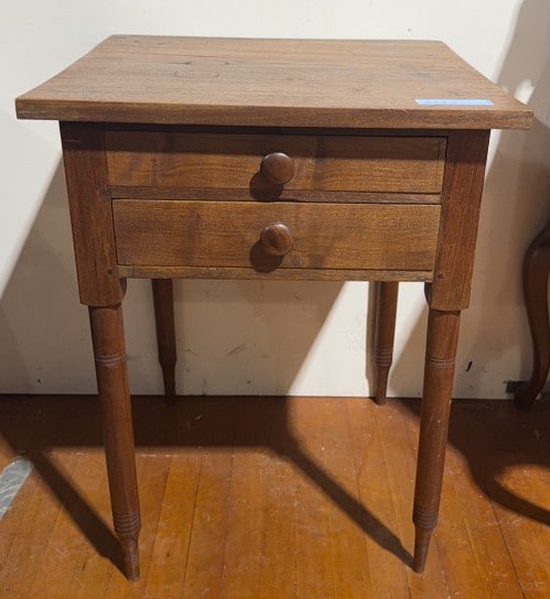 HANDMADE 2 DOOR WALNUT WORK TABLE (1 of 7)