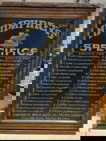 HUMPHREY'S SPECIFICS LARGE DRAWER CABINET