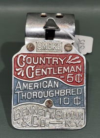 ANTIQUE BENNETT SLOAN & CO. CHROME CIGAR CUTTER