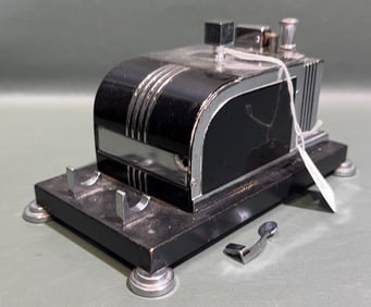 RONSON ART DECO CIGARETTE DISPENSER & LIGHTER