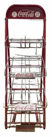 VINTAGE COCA-COLA 6 PACK DISPLAY RACK