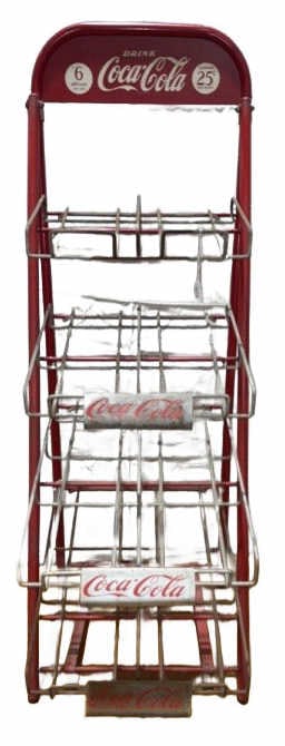 VINTAGE COCA-COLA 6 PACK DISPLAY RACK (1 of 9)