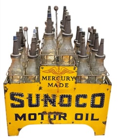 SUNOCO OIL JUG ADVERTISING STAND