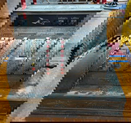 LARGE NATIONAL ANTIQUE CASH REGISTER (1 of 3)