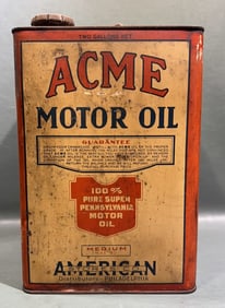 ACME 2 GAL. MOTOR OIL CAN