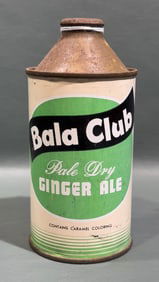 BALA CLUB PALE DRY GINGER ALE BOTTLE W/CONE TOP