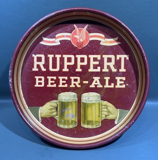 RUPPERT BEER - ALE ADVERTISING TRAY (1 of 3)