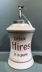 HIRES ROOT BEER IT IS PURE SYRUP DISPENSER & MUG