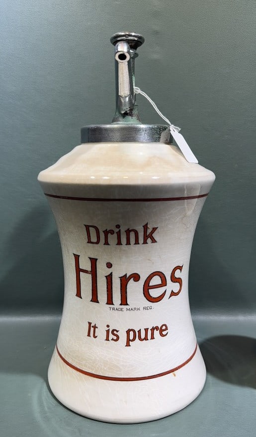 HIRES ROOT BEER IT IS PURE SYRUP DISPENSER & MUG (1 of 6)