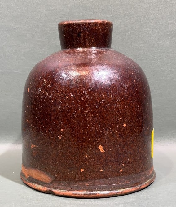 ANTIQUE REDWARE SHIP CHANDLER / OYSTER CROCK (1 of 4)