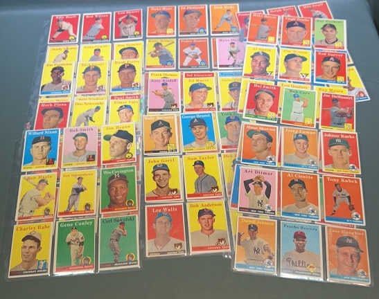 115 1958 TOPPS BASEBALL CARDS (1 of 7)