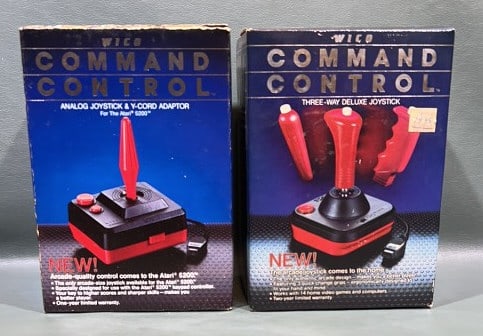2 WICO COMMAND CONTROLS FOR ATARI 5200 (1 of 8)