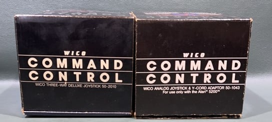 2 WICO COMMAND CONTROLS FOR ATARI 5200 - 5