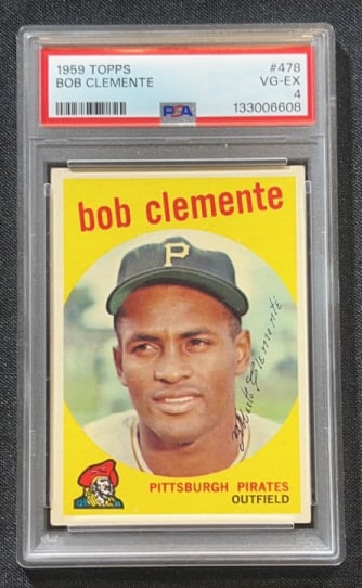 1959 TOPP BOB CLEMENTE 478 BASEBALL CARD (1 of 2)