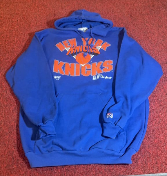 THE GAME NEW YORK KNICKS HOODIE SWEATSHIRT: Size Large. New old stock but doesn't have paper tags.