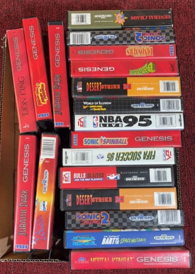 (19) SEGA GENESIS GAMES W/ BOXES (1 of 5)