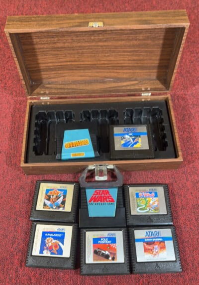 (8) ATARI 5200 GAMES W/ CARRYING CASE (1 of 2)