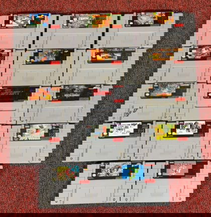 (14) SUPER NINTENDO SNES GAMES (1 of 4)