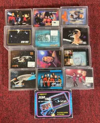 (13) CASES FULL Of STAR TREK TRADING CARDS (1 of 5)