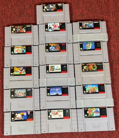 (16) SUPER NINTENDO GAMES (1 of 4)