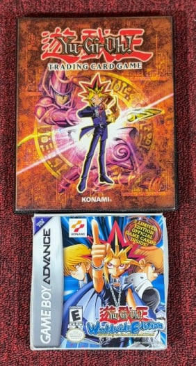 VINTAGE YU-GI-OH BINDER W/ CARDS & GAMEBOY GAME (1 of 4)