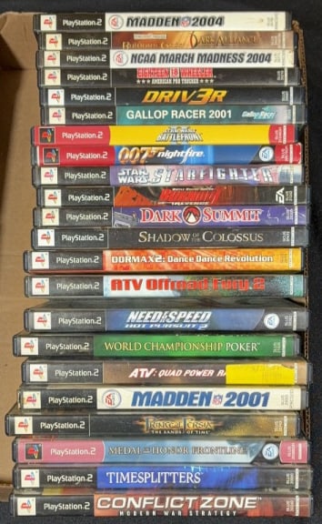 (22) PLAYSTATION 2 PS2 VIDEO GAMES (1 of 5)