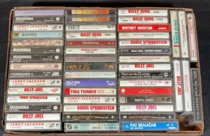 (51) MUSIC CASSETTE TAPES MOSTLY POP (1 of 5)