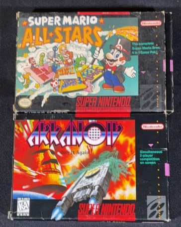 (2) SUPER NINTENDO VIDEO GAMES W/ BOXES (1 of 3)