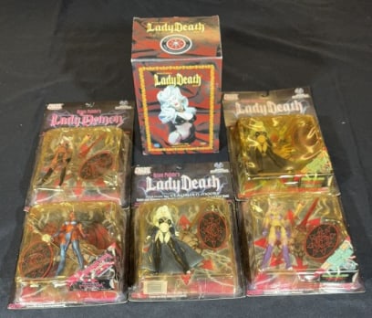 (6) PURGATORI & LADY DEATH ACTION FIGURES & BUST (1 of 4)