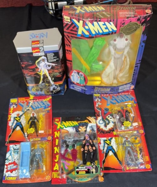 (7) 1990S MARVEL X-MEN ACTION FIGURES & MODELS (1 of 5)