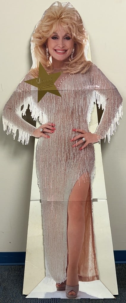 DOLLY PARTON BOOK PROMO ADVERTISING DISPLAY SIGN (1 of 2)