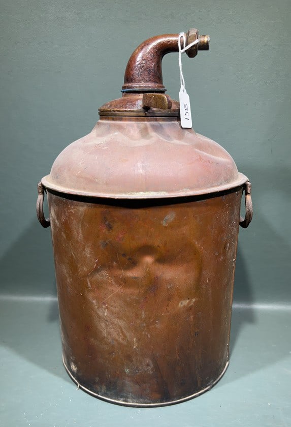 ANTIQUE COPPER TEAPOT "STILL" (1 of 4)