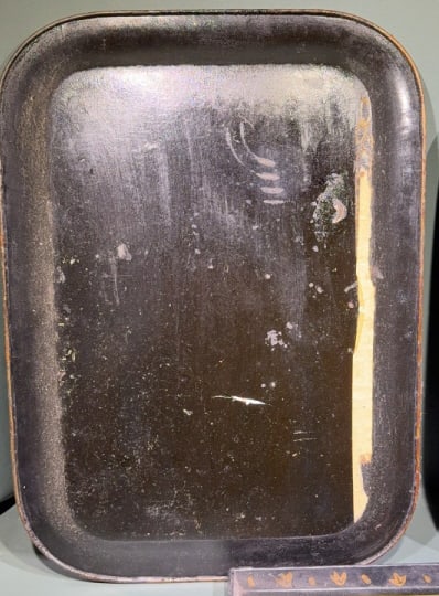 3 TOLEWARE TRAYS - 5