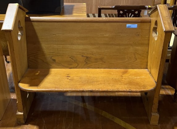 OAK BENCH/ SETTEE (1 of 2)