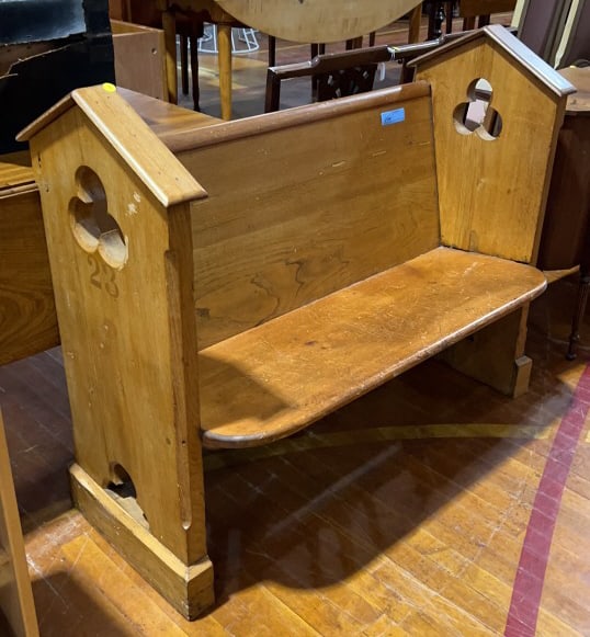 OAK BENCH/ SETTEE - 2